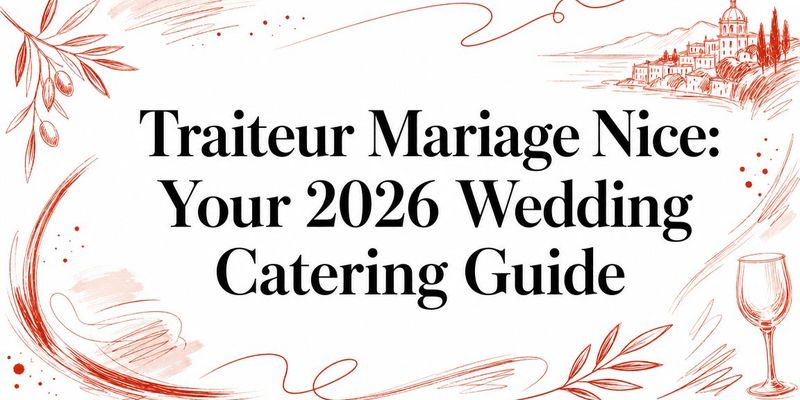 Traiteur Mariage Nice: Your 2026 Wedding Catering Guide
