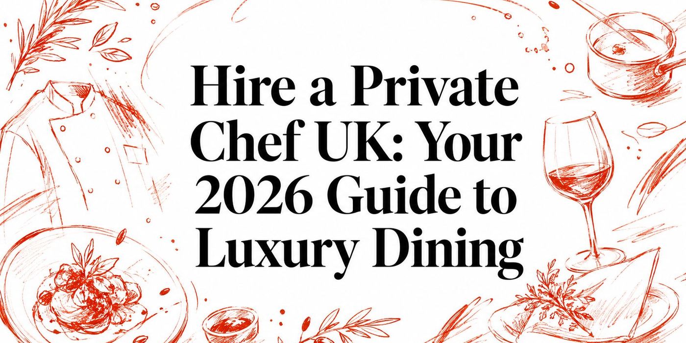 Hire a Private Chef UK: Your 2026 Guide to Luxury Dining