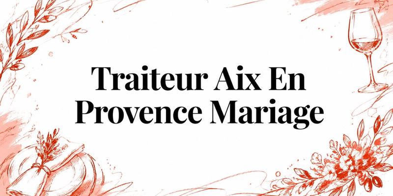 Traiteur Aix En Provence Mariage