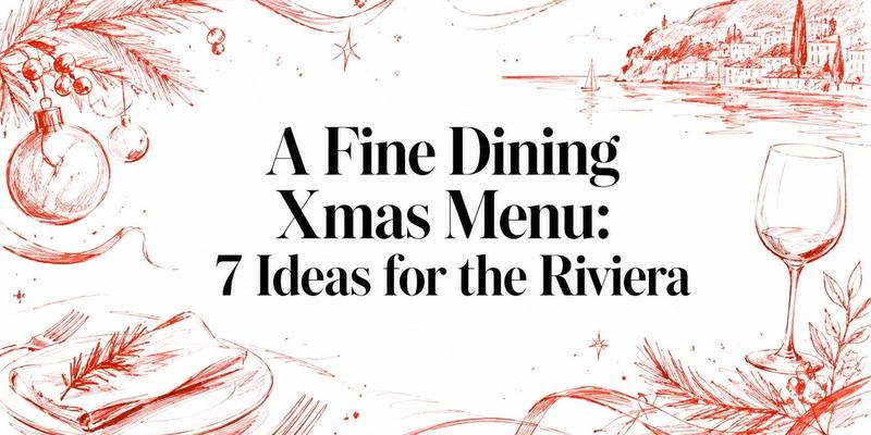A Fine Dining Xmas Menu: 7 Ideas for the Riviera