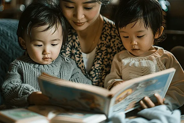 Children reading