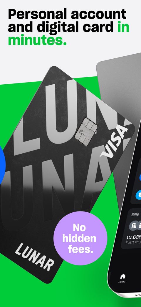 Lunar app skærmbillede 2