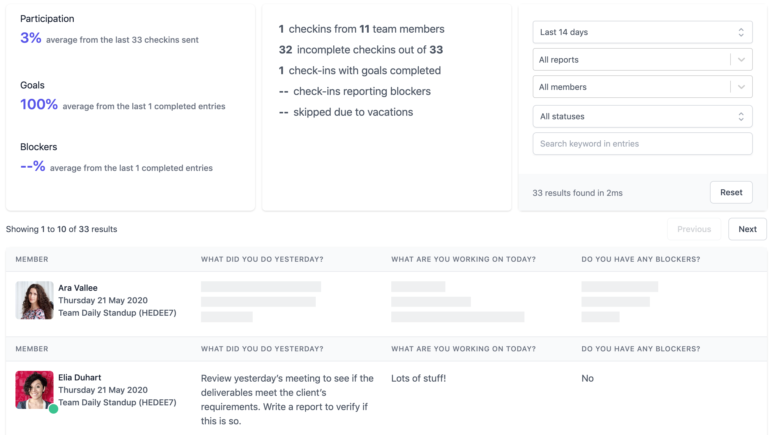 ScrumGenius May Product Updates - Search Insights