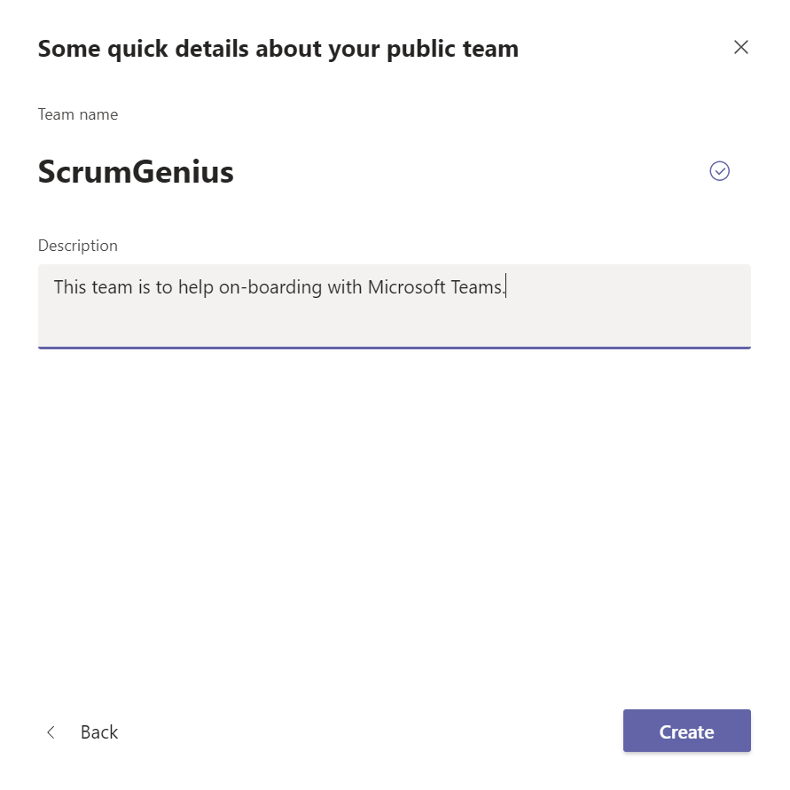 How to Use Microsoft Teams Effectively 2: Setting Up Your Account - Create Team 3