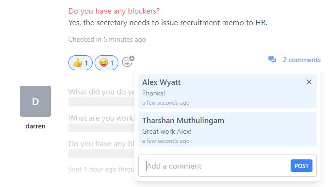 July Product Updates -- Emoji Reactions