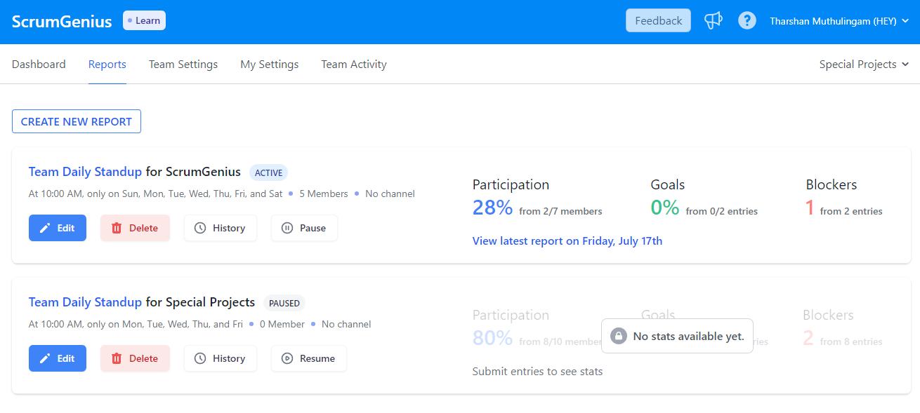July Product Updates -- Team Roles