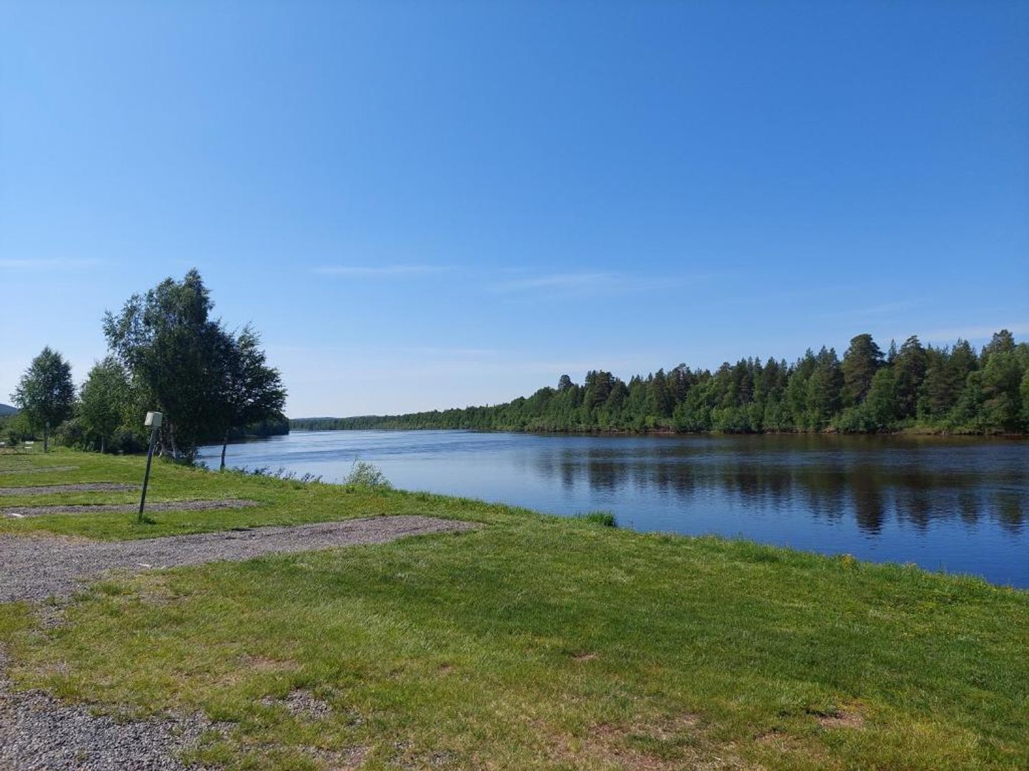 Summer by the Ivalo River