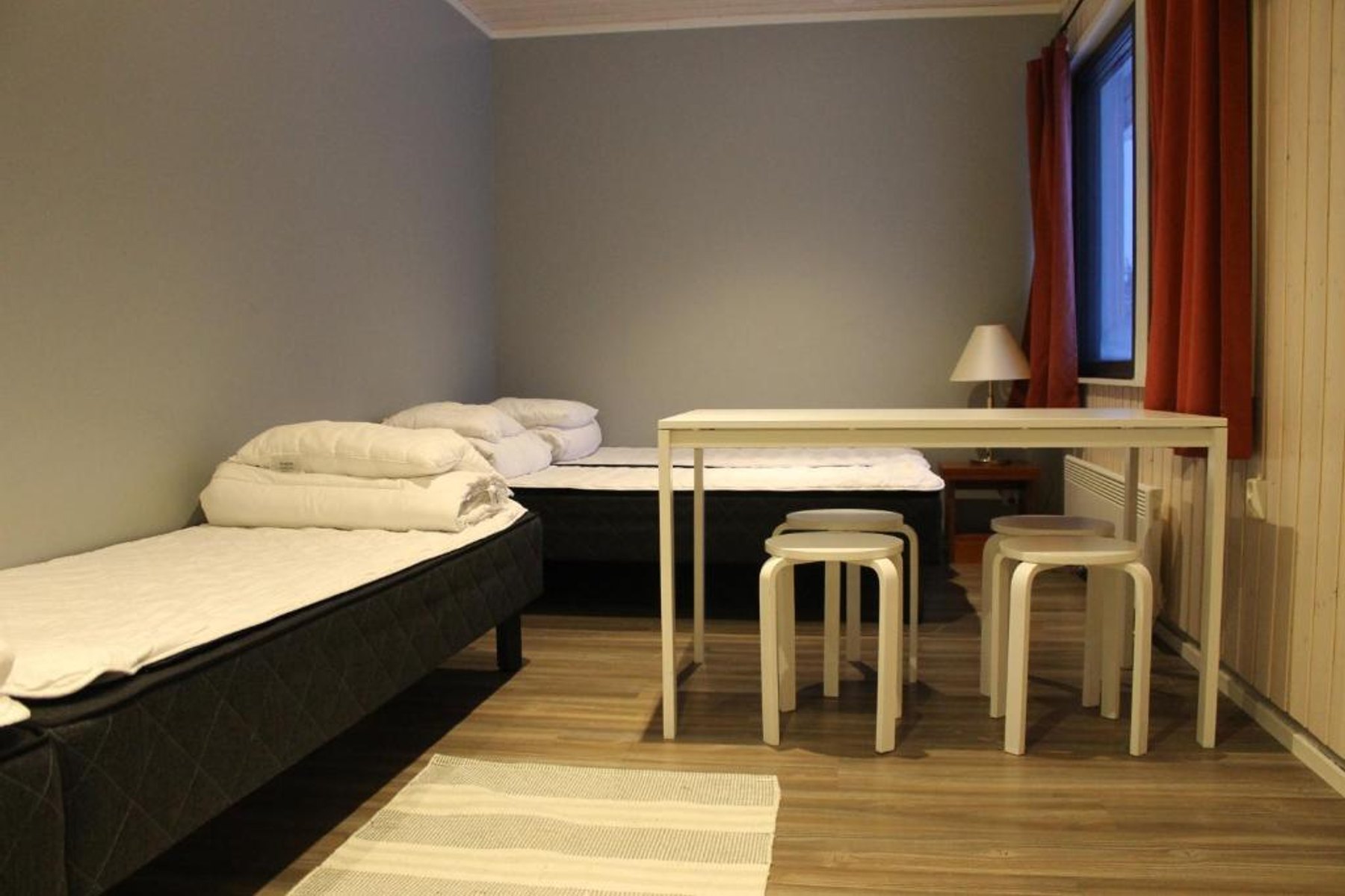Apartment A at Ivalo River Camping, accommodation for four guests