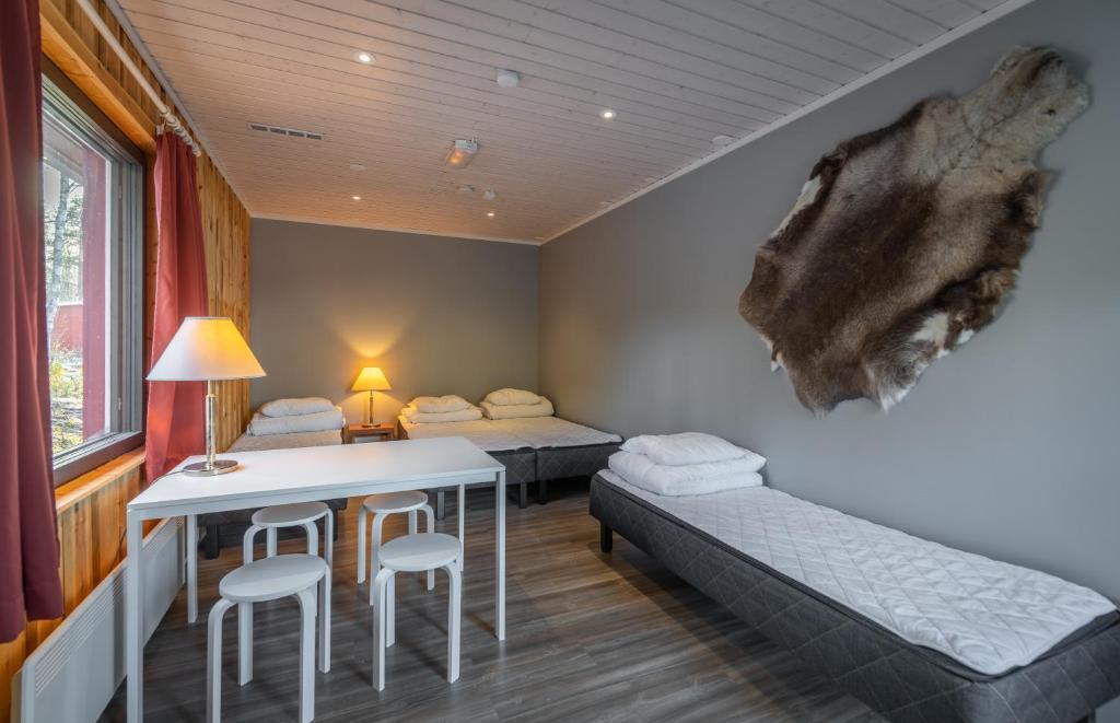 Apartment A at Ivalo River Camping, accommodation for four guests