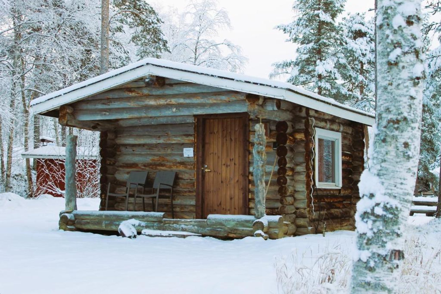 Cottage 8 at Ivalo River Camping, accommodation for two guests