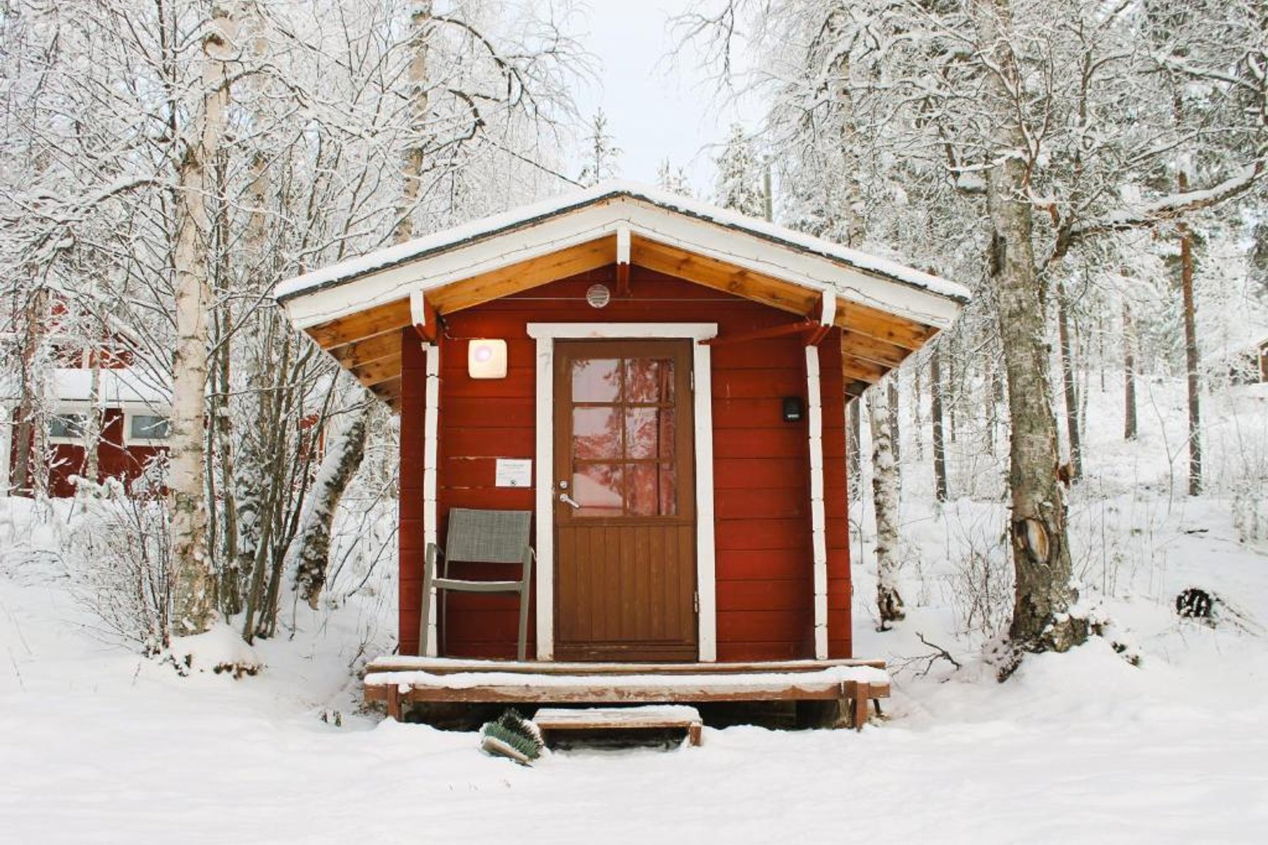 Cottage 4 at Ivalo River Camping, accommodation for two guests