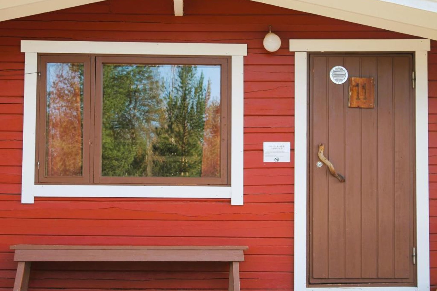 Cottage 11/12 at Ivalo River Camping, accommodation for four guests