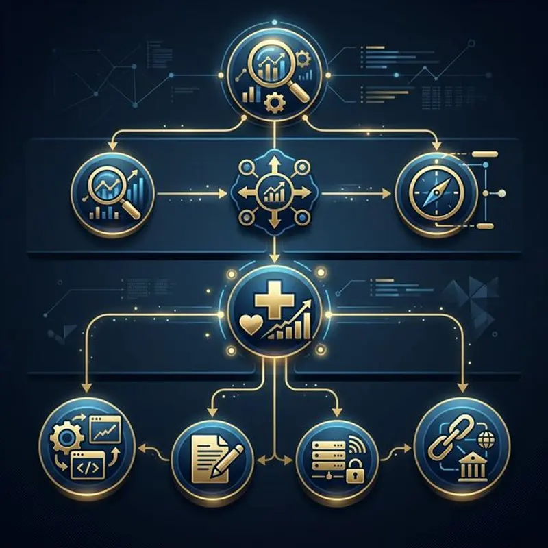SEO Diagnostic Recovery Framework — Step-by-step flowchart