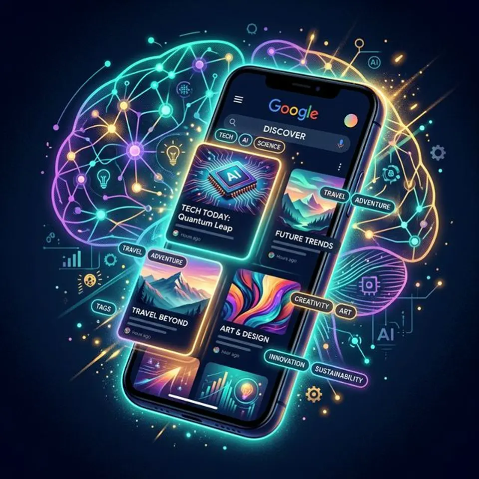 Google Discover feed optimization - entity-driven content for AI Overviews