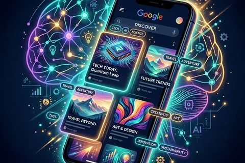 Hacking Google Discover & AI Overviews: Why Keyword SEO Fails in Queryless Search