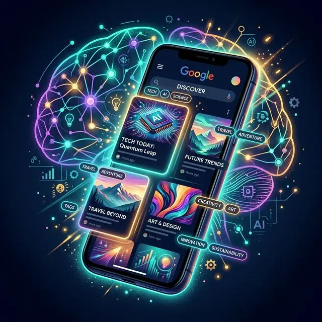 Google Discover feed optimization - entity-driven content for AI Overviews