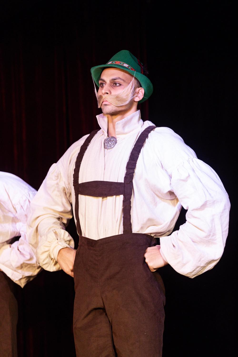 Mann i lederhosen
