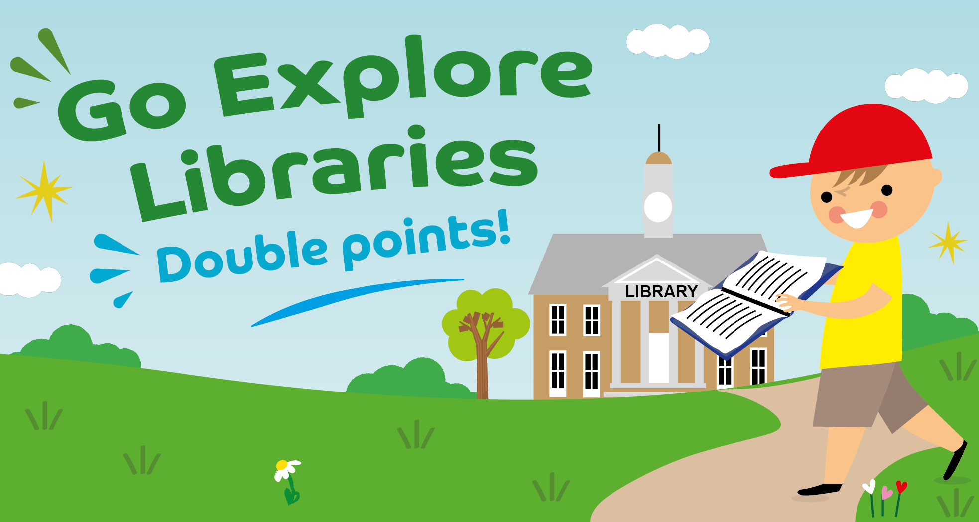Go Explore Libraries - Double points