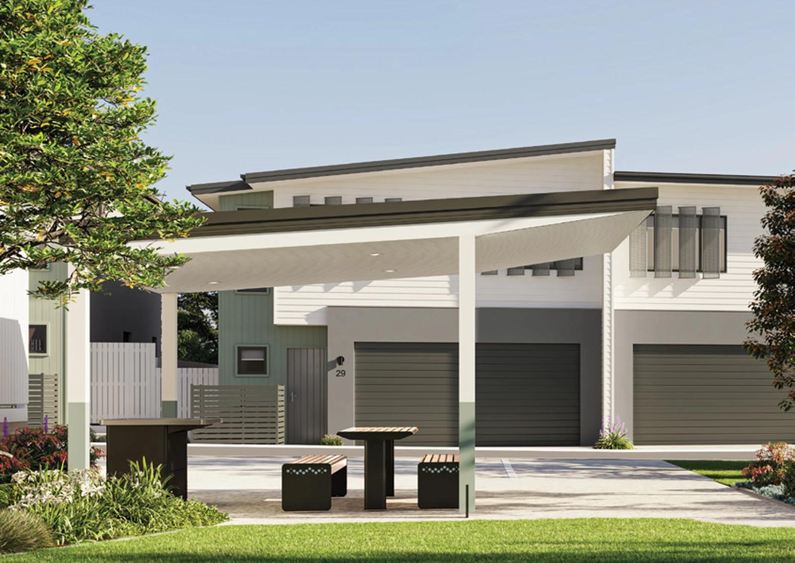 Lilia Pallara Landscaped Streetscape Perspective