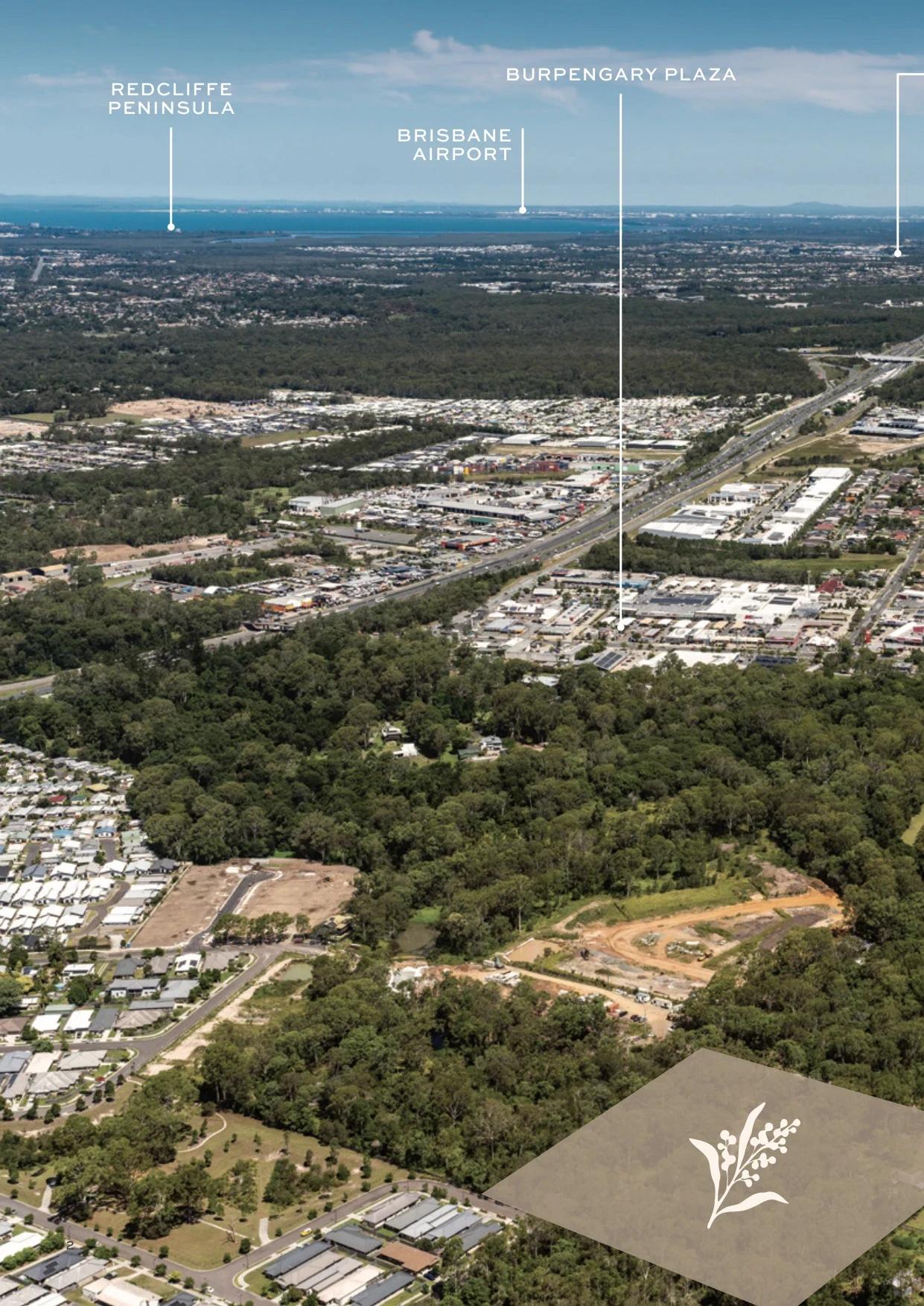 Wattle Green Burpengary Regional Aerial & Amenities Map