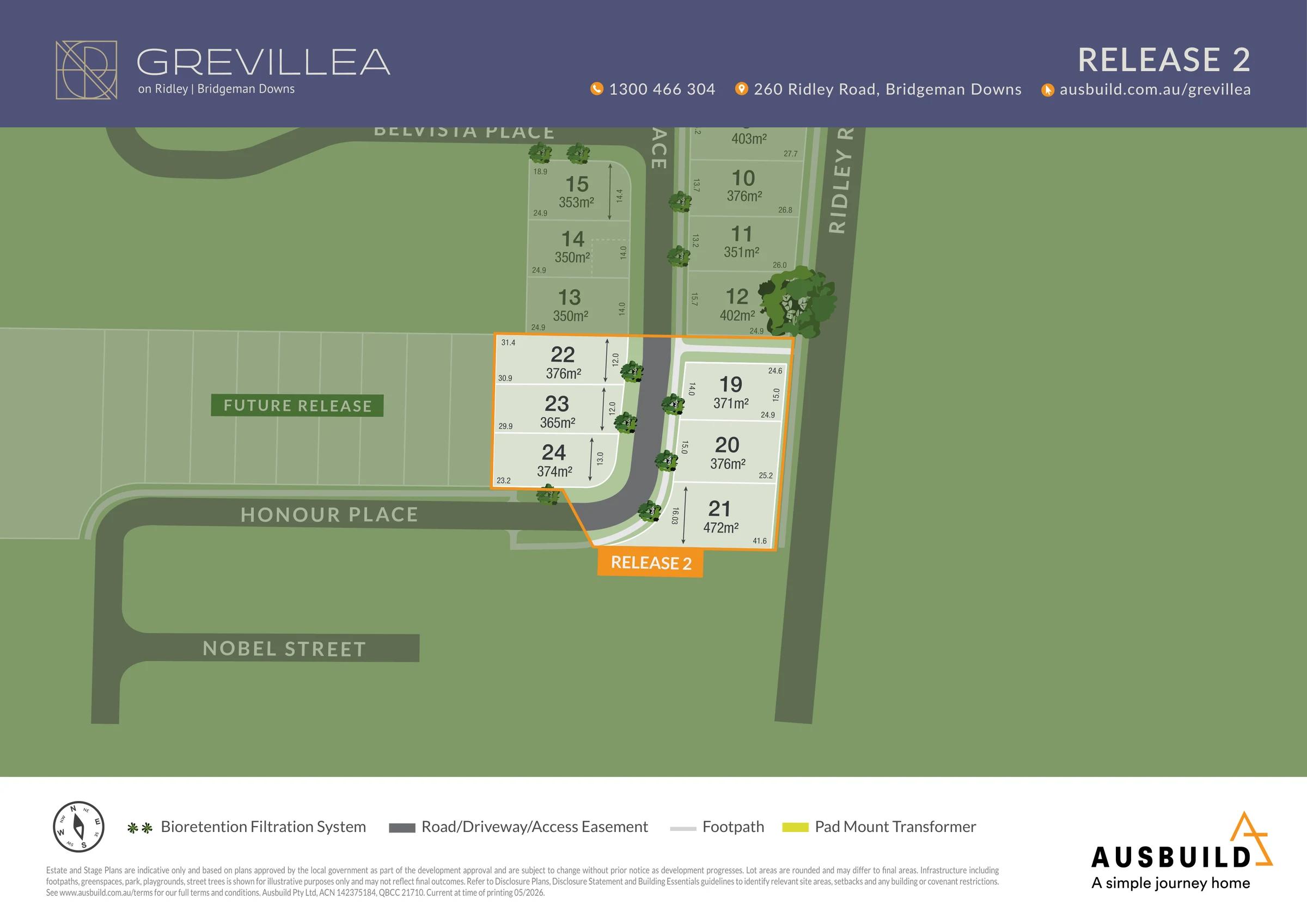 Grevillea Bridgeman Downs Masterplan Layout