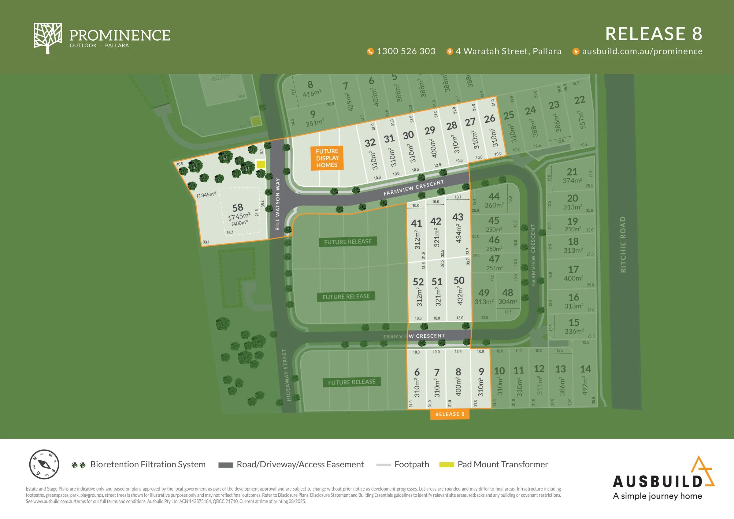 Prominence Pallara Outlook Release Masterplan & Lot Layout