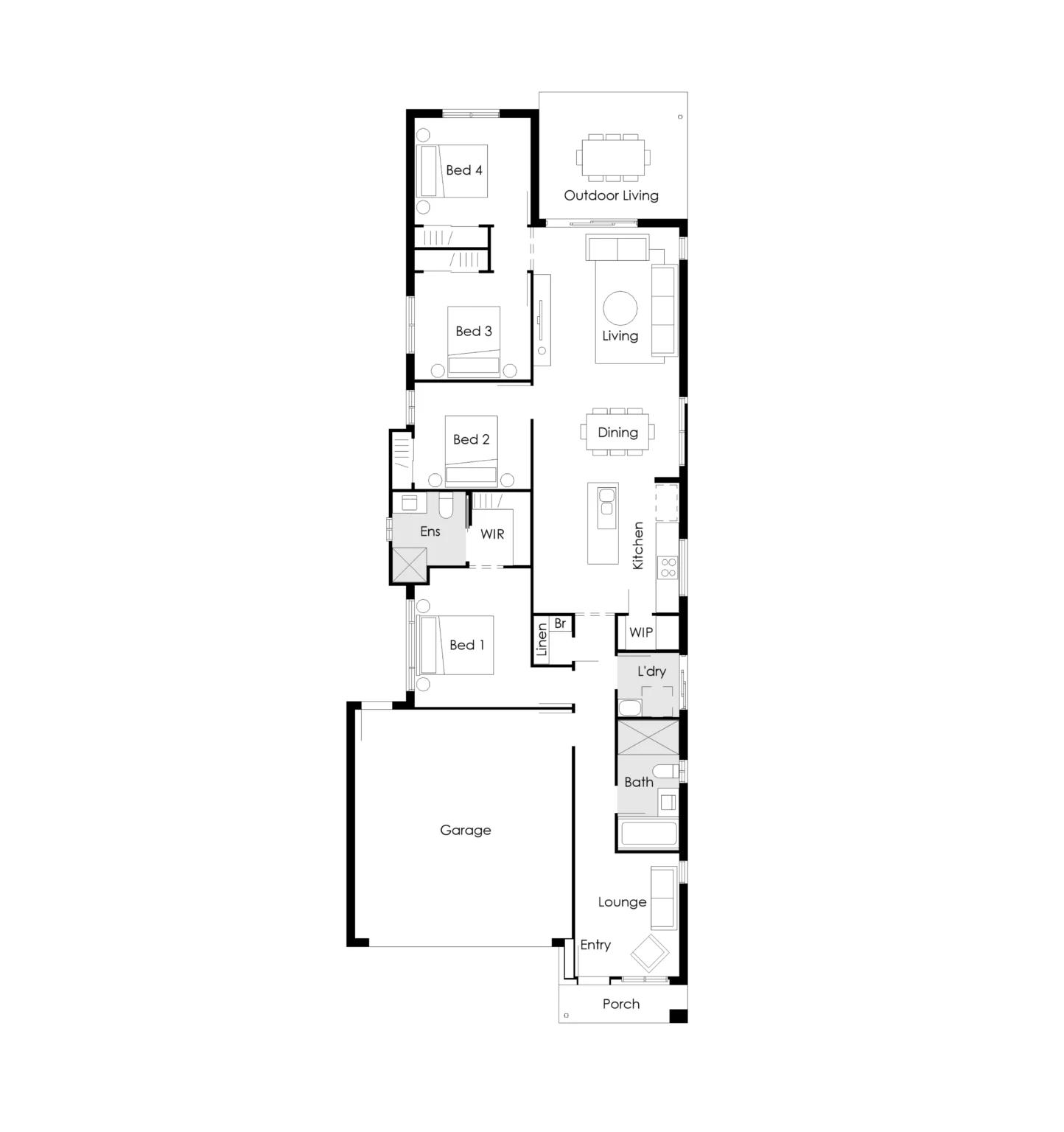 Ridgeview Narangba Architectural Floorplan