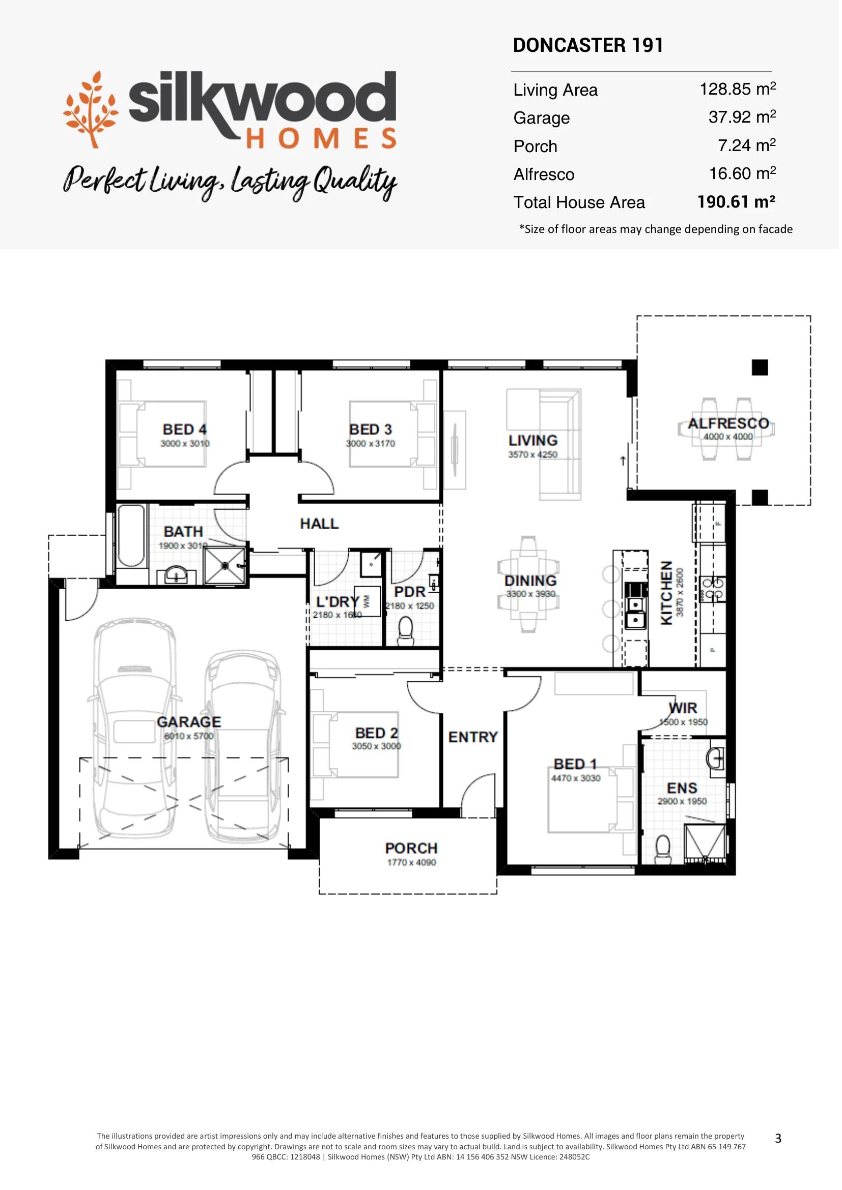 Glenvale Willows Architectural Floorplan