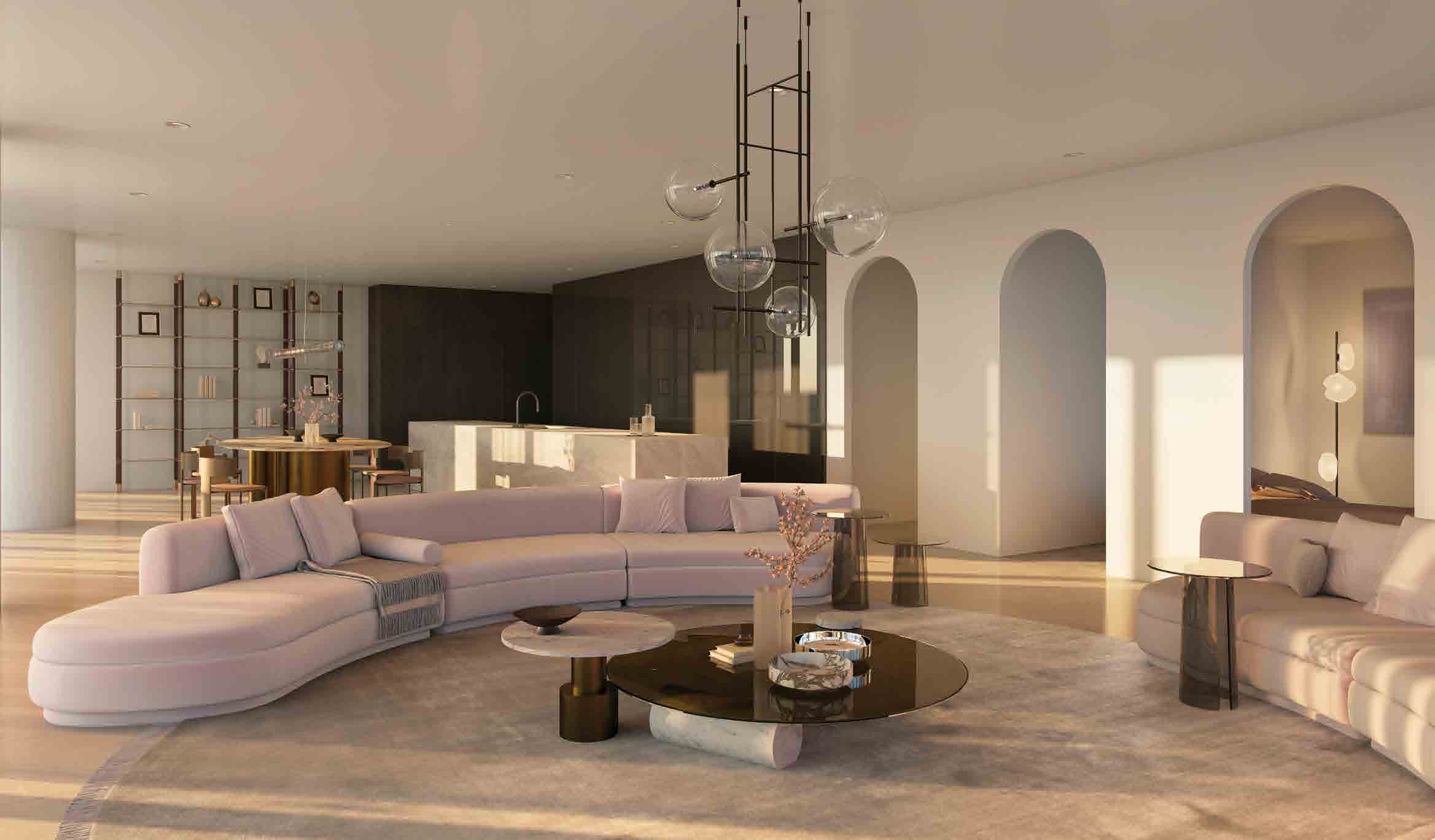 Greenmount Residences - Open-Plan Living & Dining with Ocean Aspect