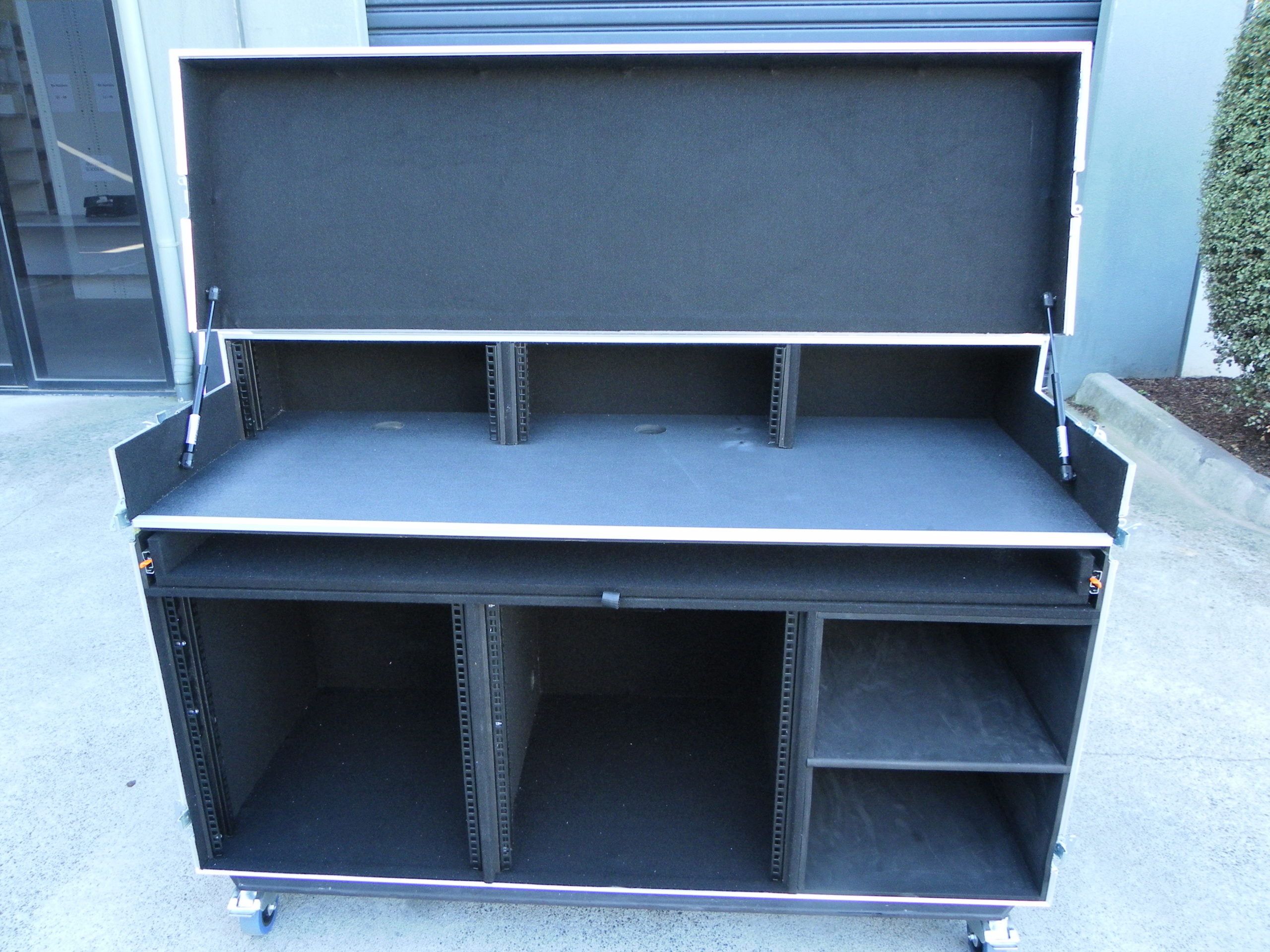Video Workstation Road Case With Equipment Racking (view 2 of 13)