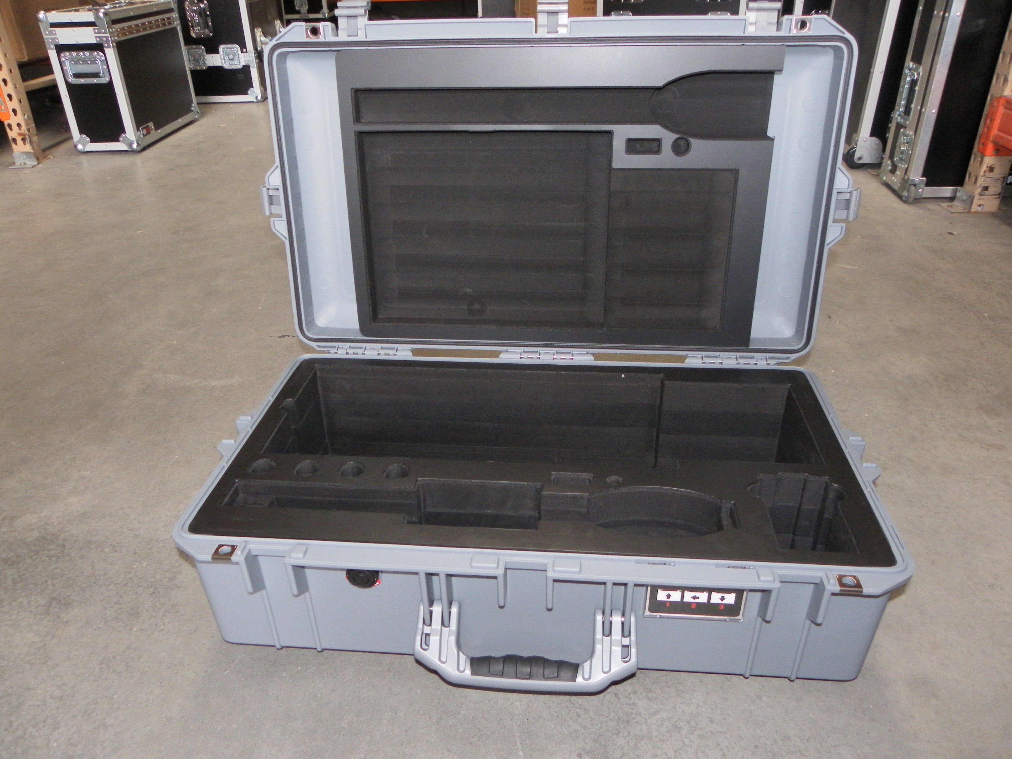 Custom Foam Insert in Base And Lid For Silver Pelican 1605 (view 3 of 6)