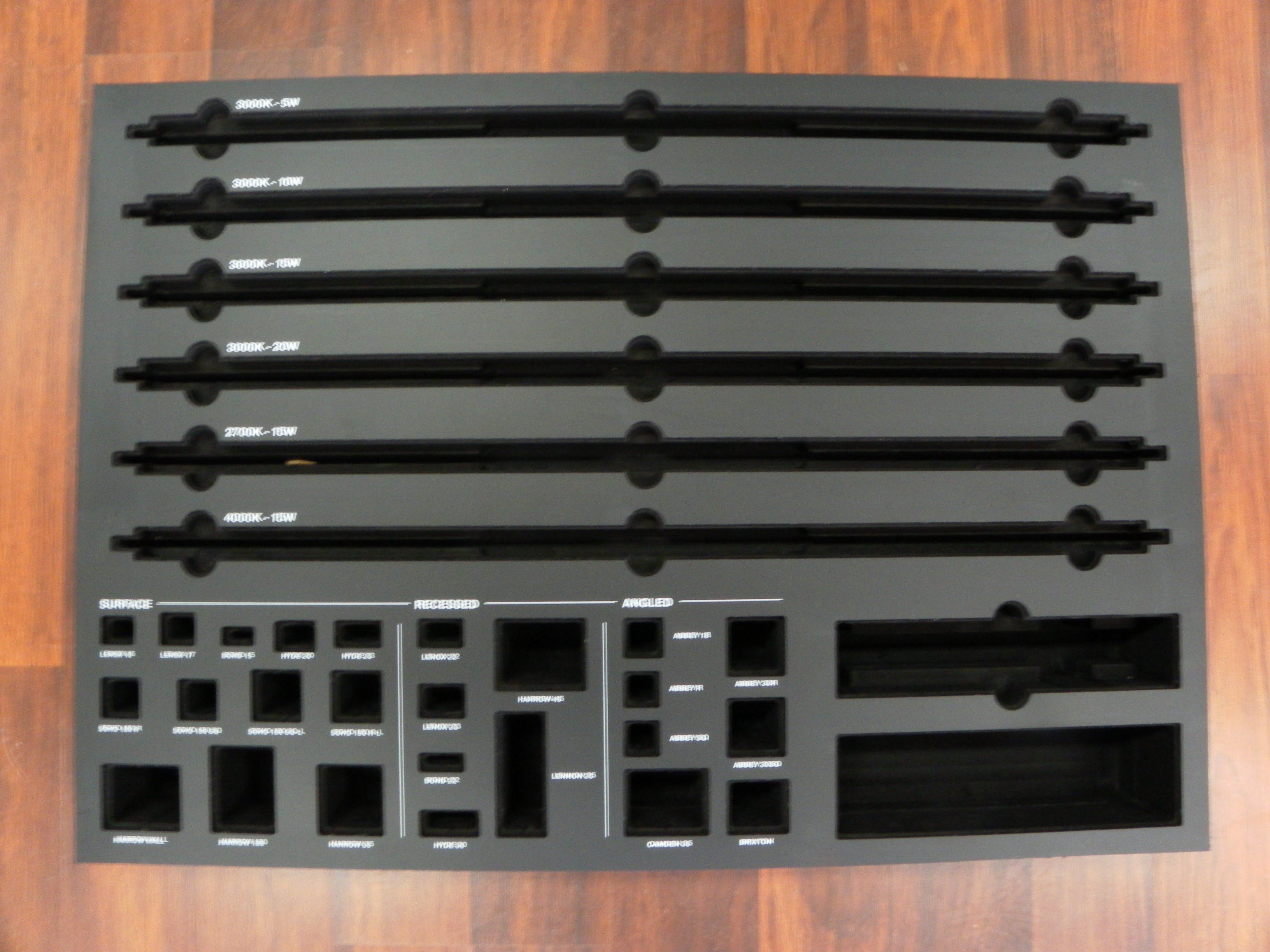 Sales Display Custom Foam Insert With Screen Printing (view 4 of 8)
