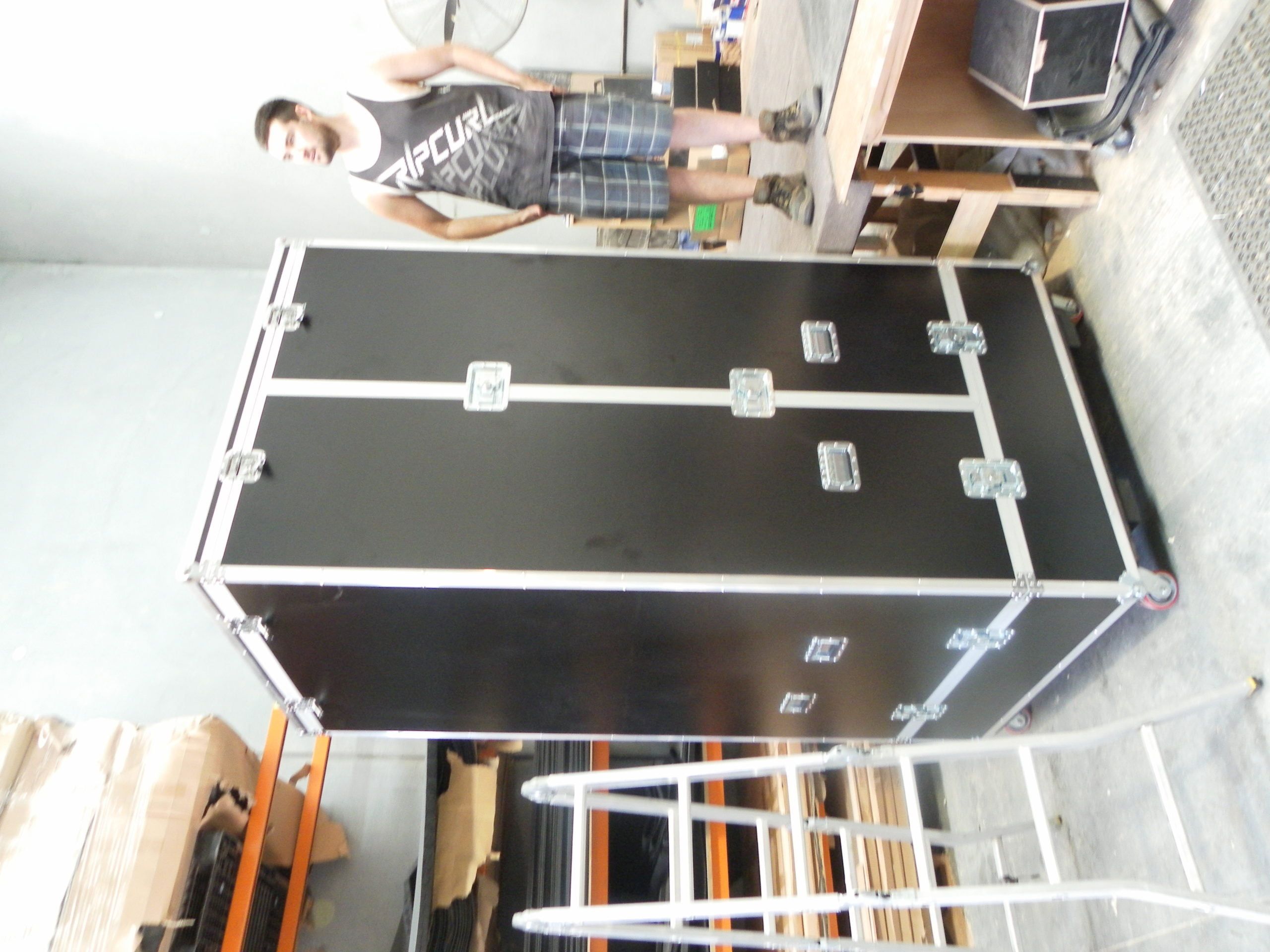 Large Custom Road Case With Split Lid For Chandelier (view 2 of 3)