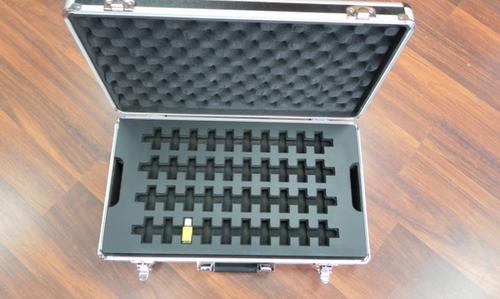 Sales Display Briefcase With Custom Foam Insert and Screen Printing