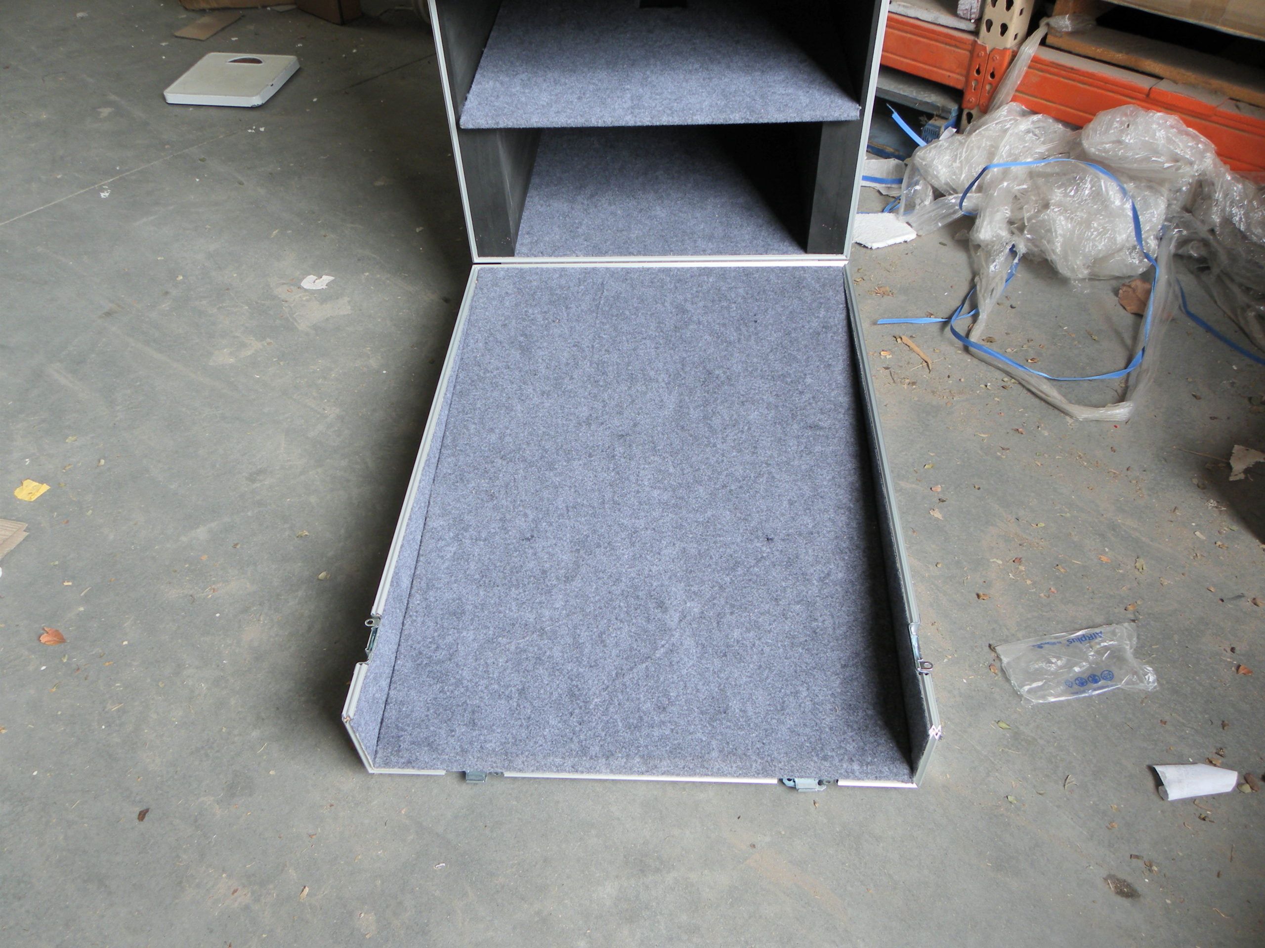 Tall Road Case With Front Opening Split and Ramp (view 2 of 6)
