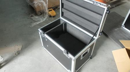 Custom Roller Packer Case With Foam Inserts and Removable Divider