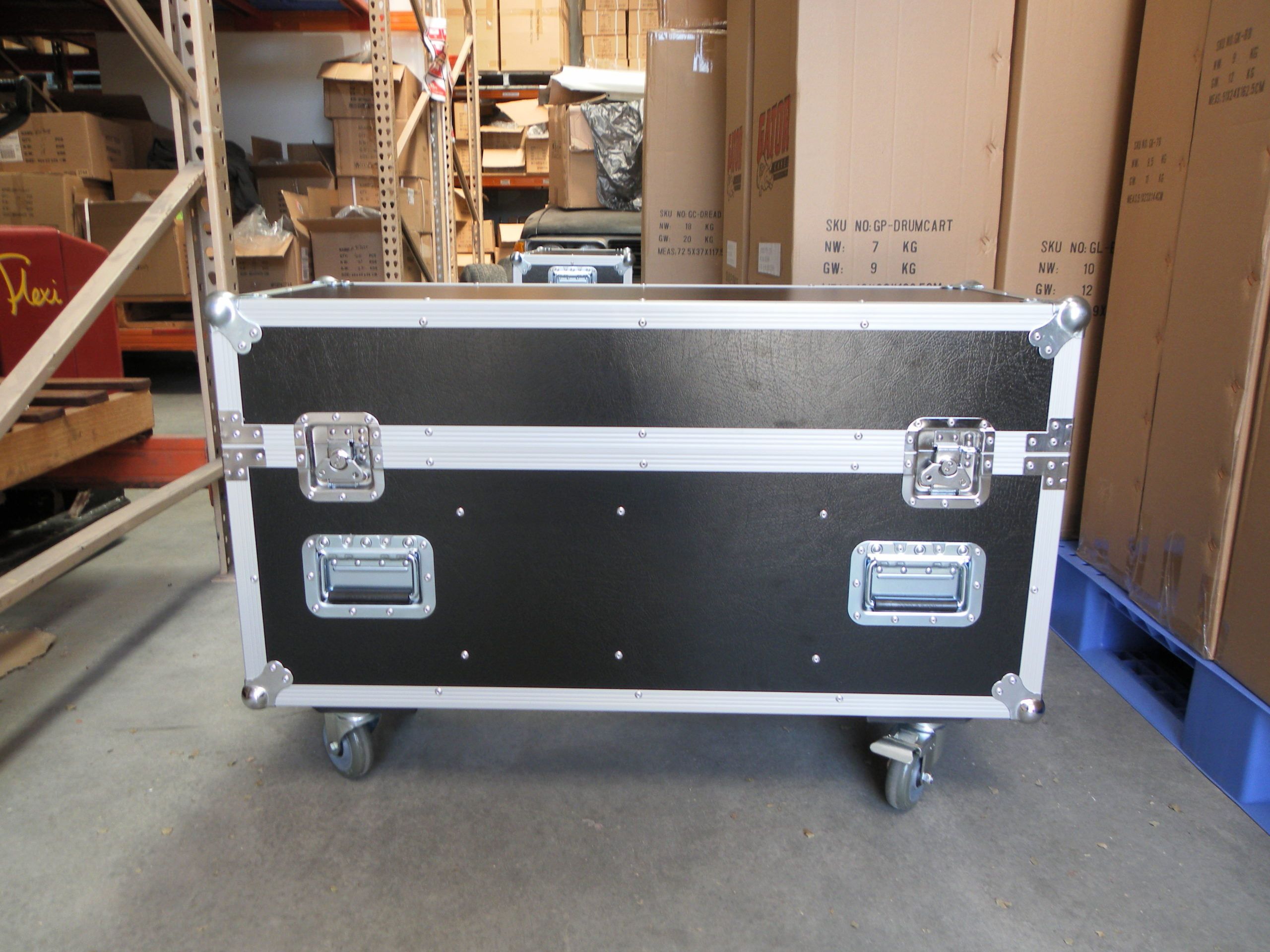 Custom Made Top Loading Packer Road Case To Suit 4 Moving Head Lights (view 2 of 4)