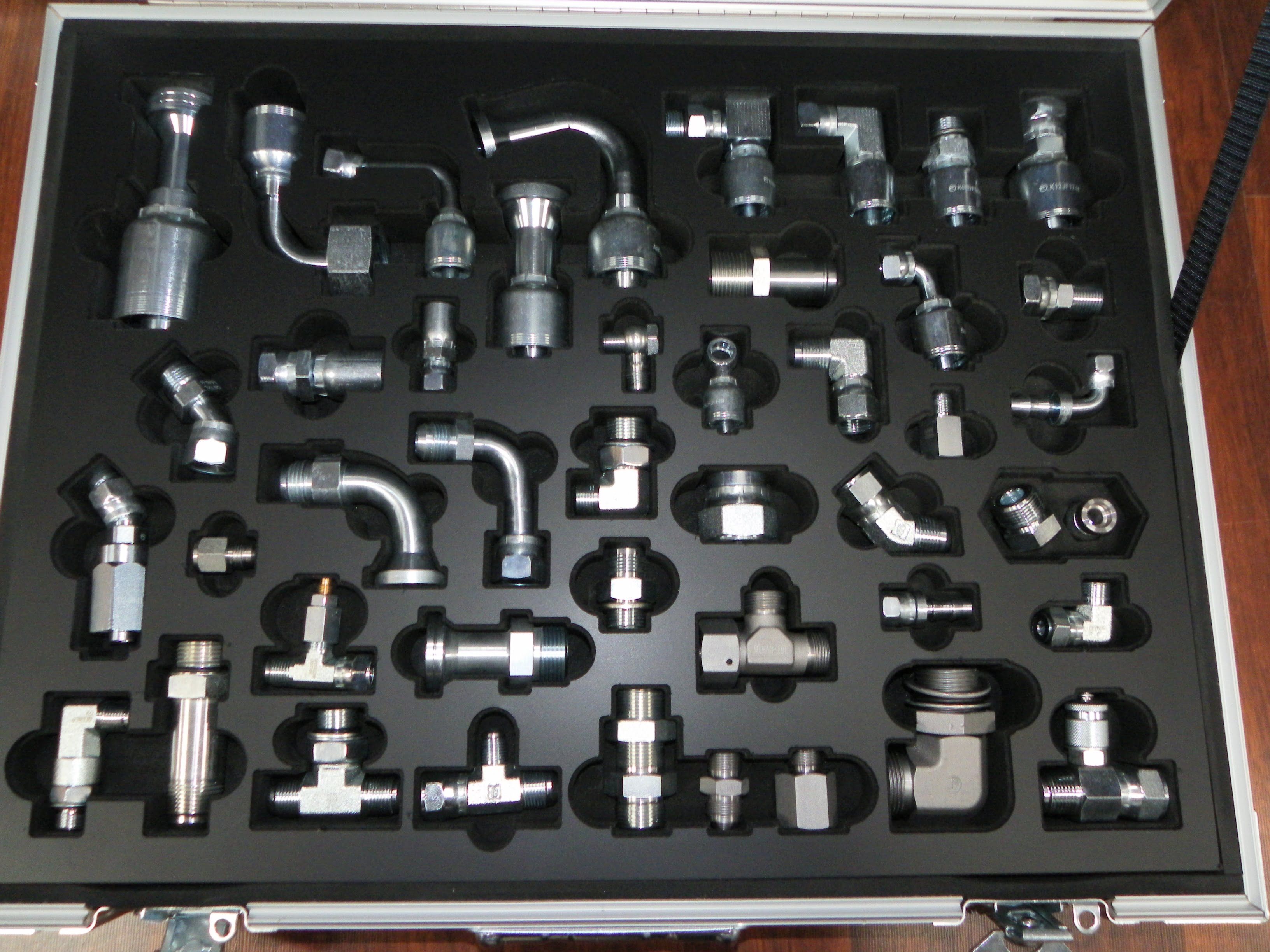 Custom Foam Insert For Sales Display Case For Tapware In Heavy Duty Briefcase (view 4 of 5)