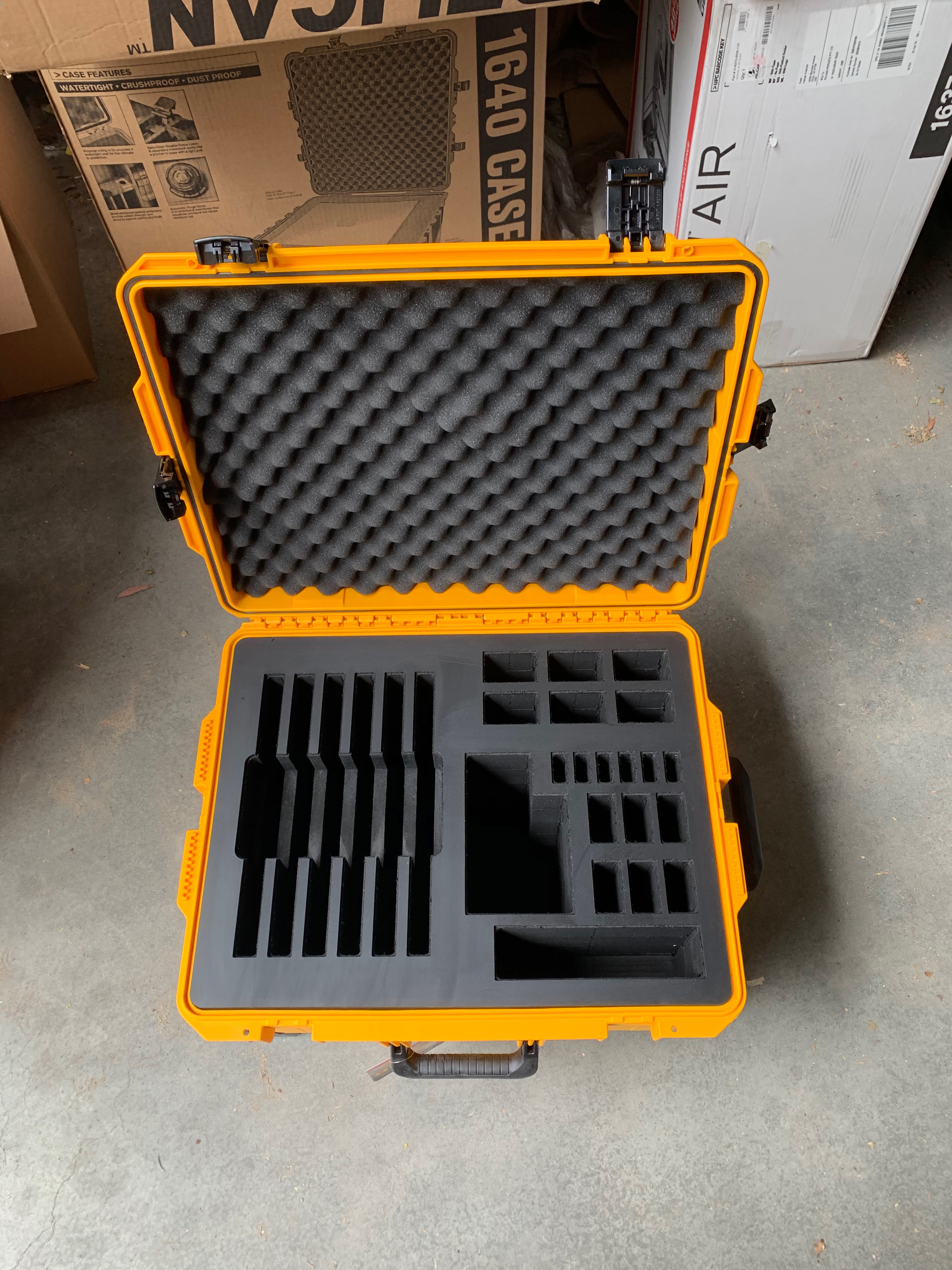 Yellow Pelican Case Custom Foam Insert For Tablets and Accessories (view 3 of 5)