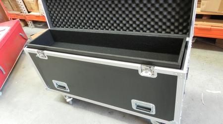 Custom Top Loading Road Case Packer With Multiple Compartment And Drop Tray
