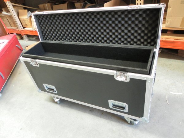 Custom Top Loading Road Case Packer With Multiple Compartment And Drop Tray