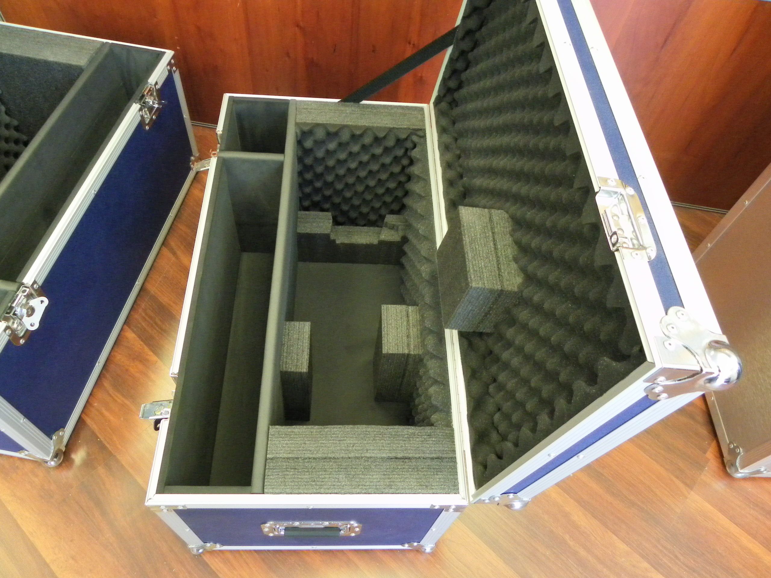 Custom Road Case To Suit Broadcast Camera w Blue Plywood Laminate (view 4 of 6)