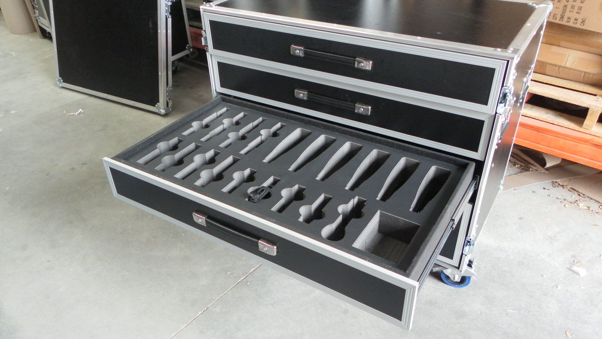 Custom Drawers Road Case With Custom Foam (view 2 of 10)