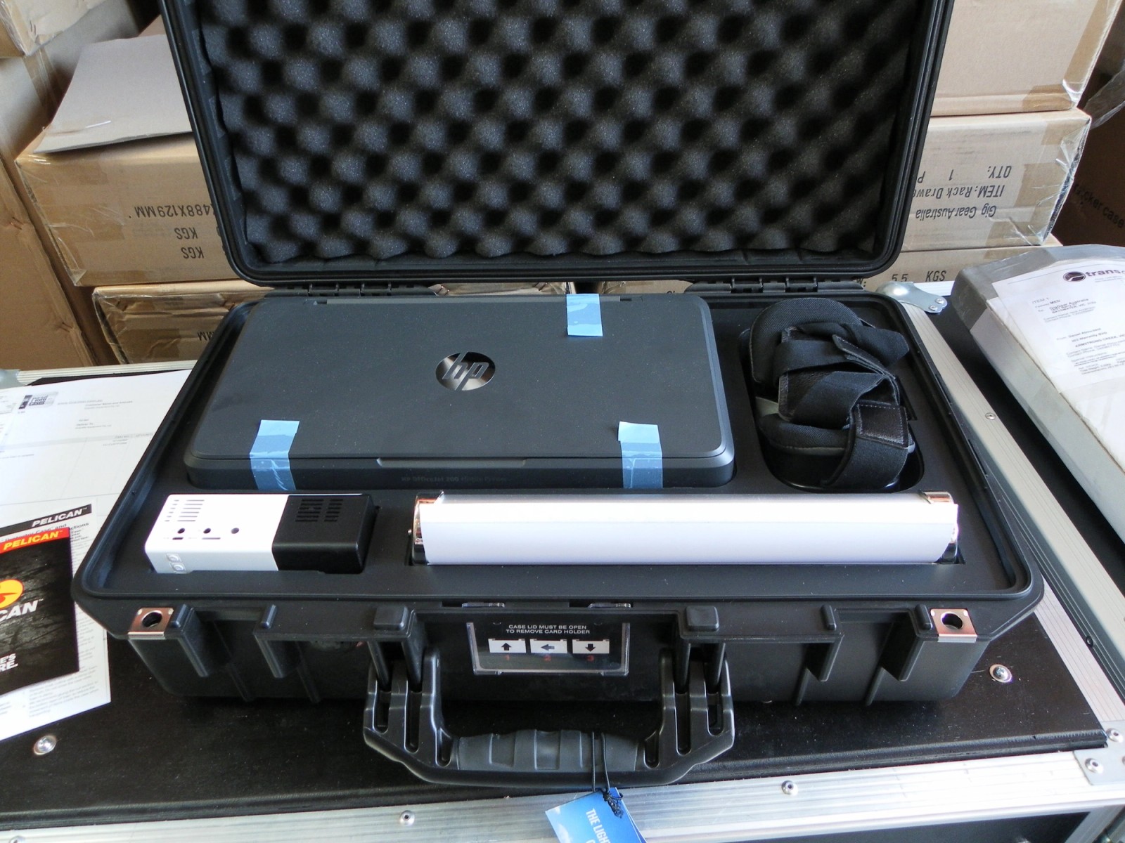 Custom Foam Insert To Suit VR Headset & Peripherals Inside Pelican Air 1525