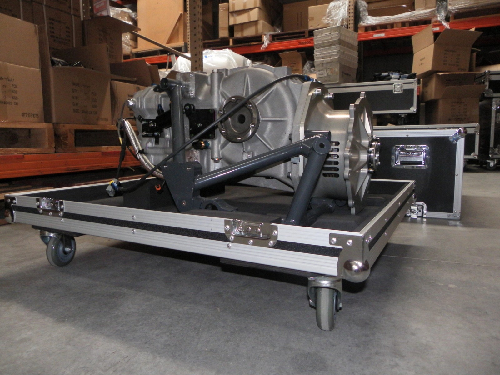 Custom Road Case For Mercedes SLS Race Transmission