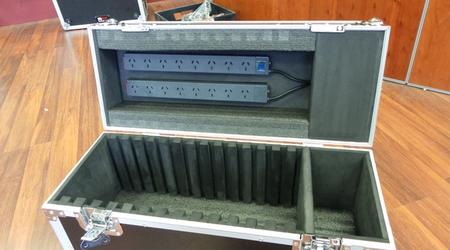 Custom Roller Packer Laptop Road Case With Handle