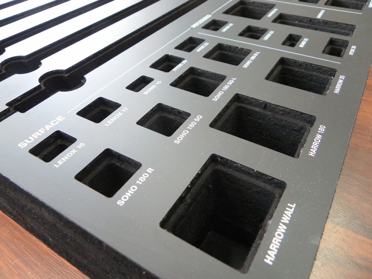 Sales Display Custom Foam Insert With Screen Printing (view 7 of 8)