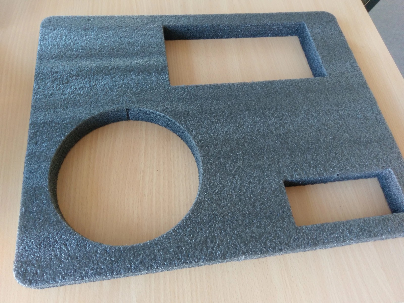 Custom Cut Pearl Foam Example