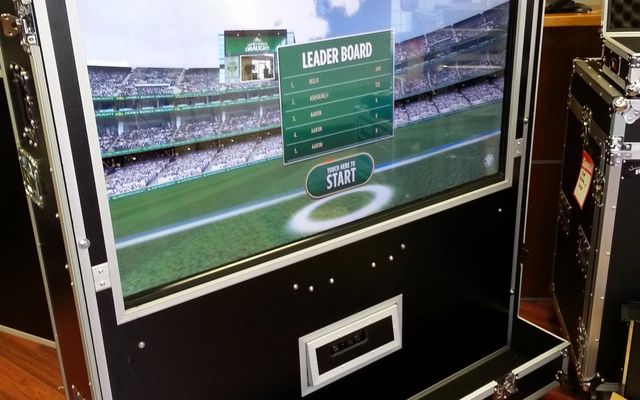 Custom Interactive Mounted Screen Road Case Unit