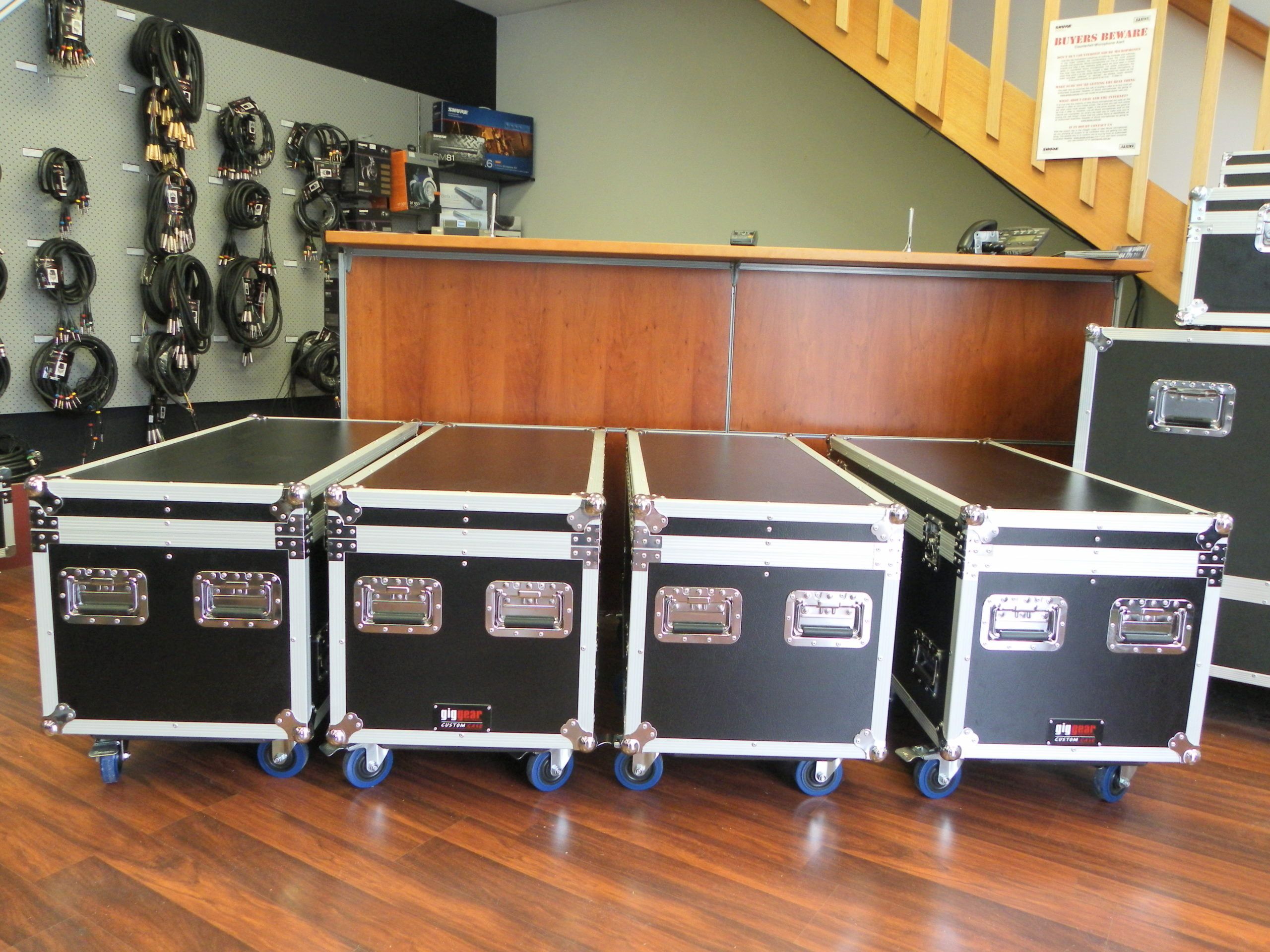 Custom Packer Case With Laptop Dividers, Storage Compartment and Drop Tray (view 6 of 7)